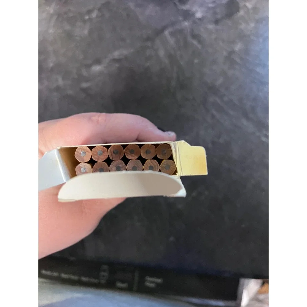 Reliable Premium Pencils Natural‎ Cedar Barrel High Quality Eraser 12 Count Box